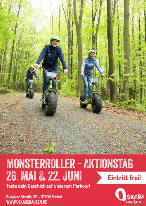 Monsterroller in Oskarshausen