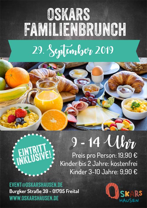 Oskars Familienbrunch am 29. September 2019
