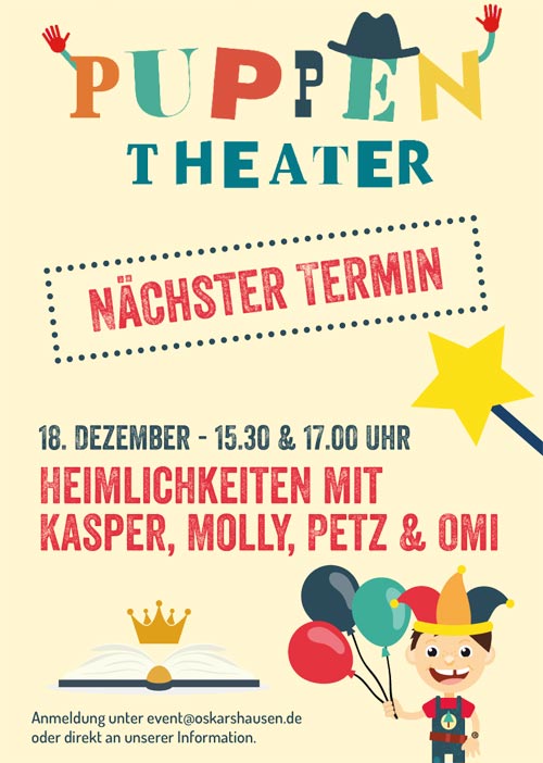 Puppentheater in Oskarshausen im Dezember 2019