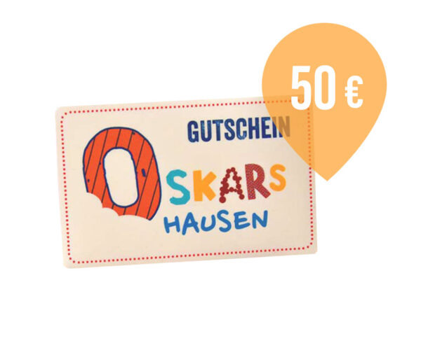 Geschenkgutschein zum Ausdrucken Email 50 Euro Oskarshausen