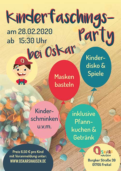Kinderfasching in Oskarshausen