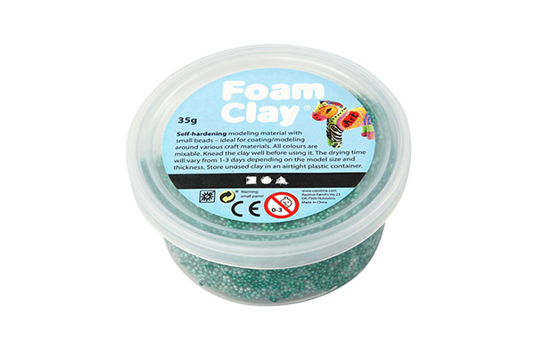 foam clay dunkelgrün