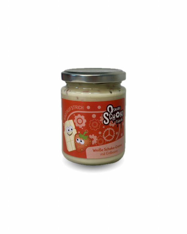 Weiße Schokolade mit Erdbeeren
