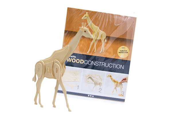 3D Holzpuzzle Giraffe