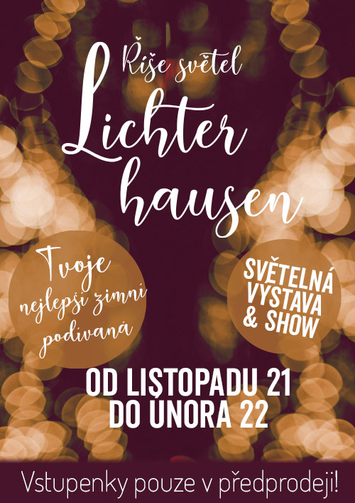 Světelná výstava a show Říše světel Lichterhausen 2021
