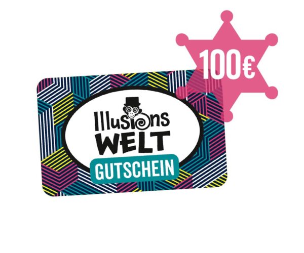 Illusionswelt Geschenkgutschein mit Postversand 100 Euro Online Shop Oskarshausen kaufen