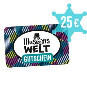 Illusionswelt Geschenkgutschein mit Postversand 25 Euro Online Shop Oskarshausen kaufen