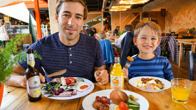 Vatertagsfrühstück bei Dresden